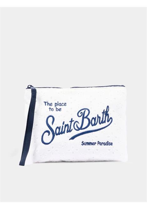 Pochette Maxi in Sangallo SAINT BARTH | ALI0052 ALINE SANGALLO L00238L COTTON MINI FLOWERS EMB